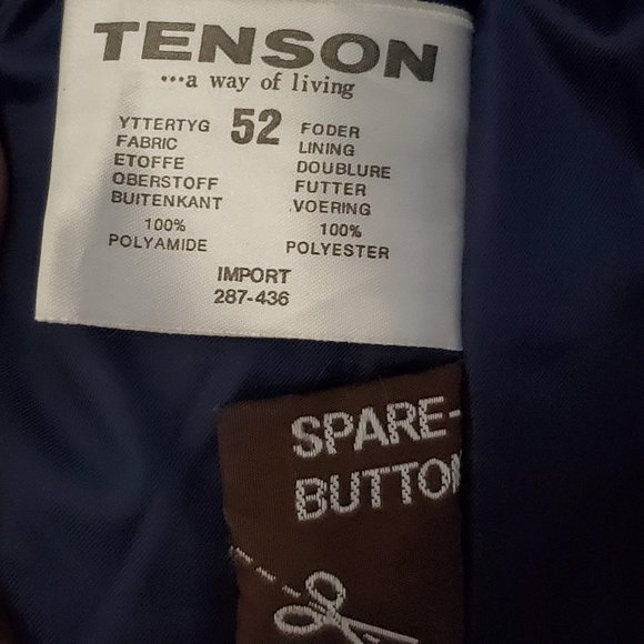 Vintage Waterproof Hooded Jacket, Tenson Men's MPC Function, sz 50 - Picture 6 of 11